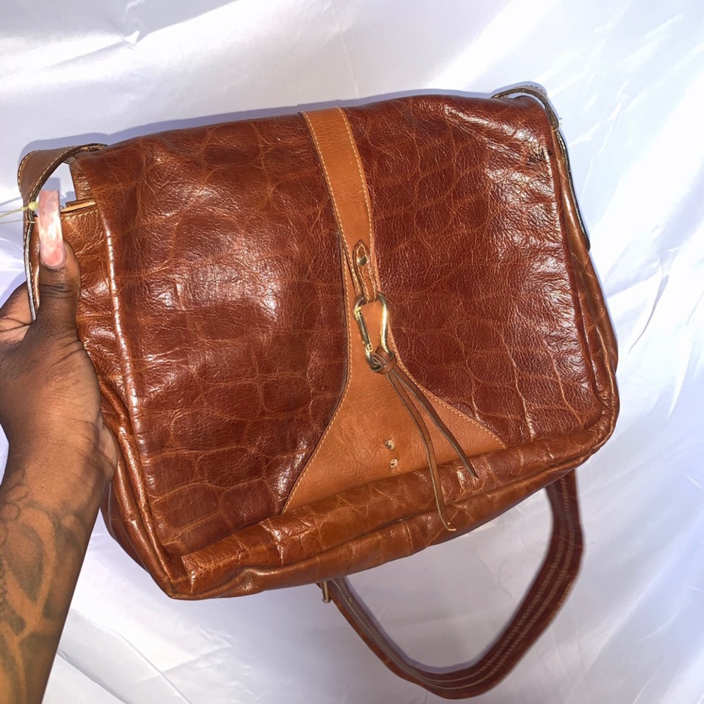 Vintage Brown saddle bag